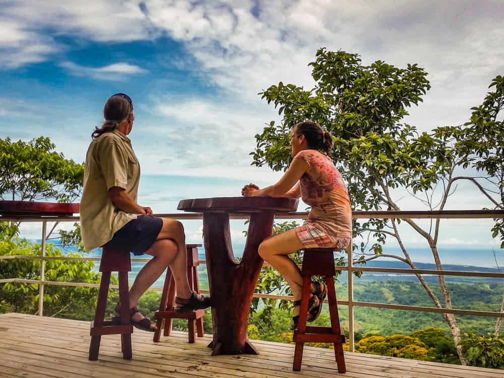 View of Osa Peninsula from Osa Mountain Village Volunteer Center