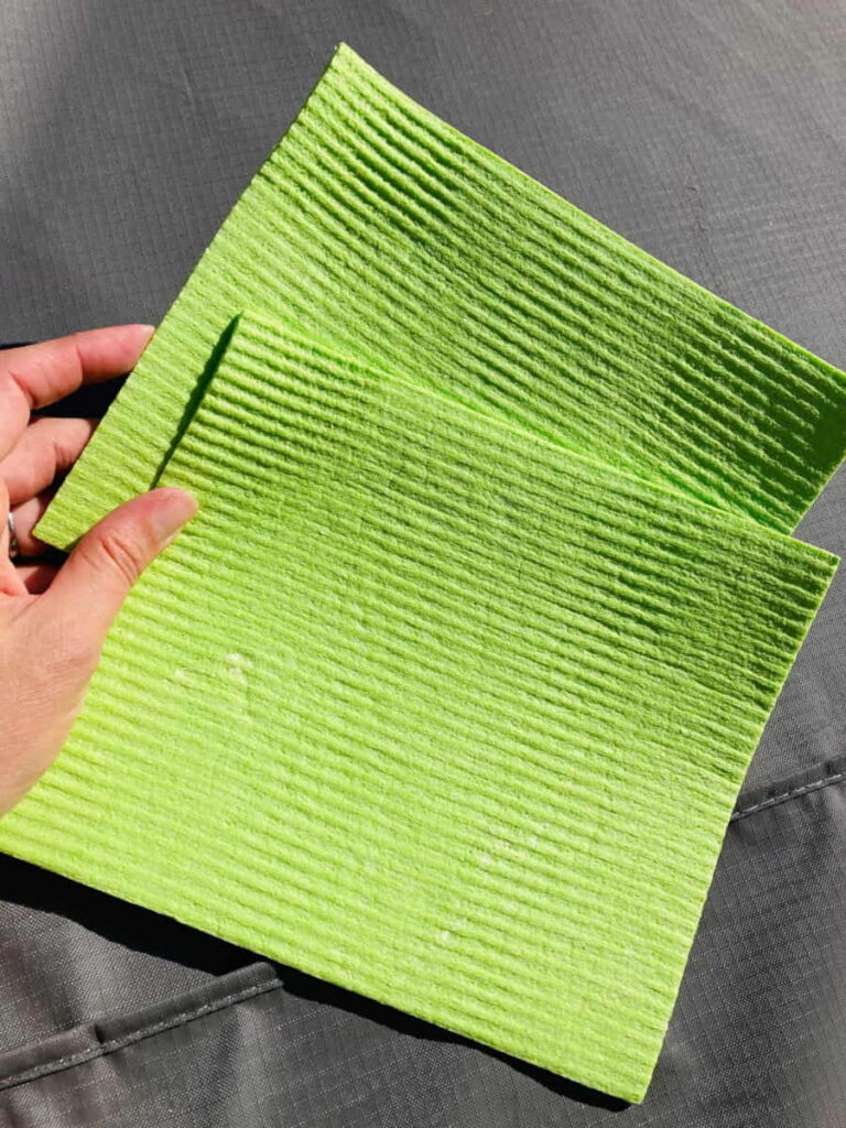 Eco-friendly Kitchen Swap: Compostable Sponge Cloth