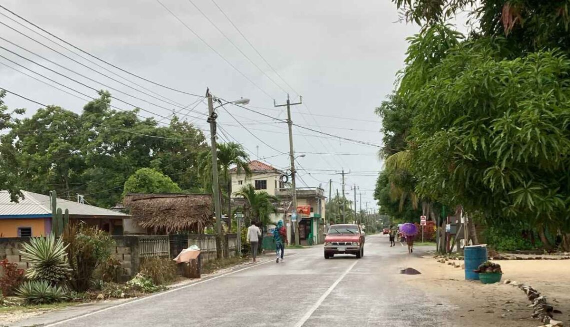 Main Street Hopkins Belize